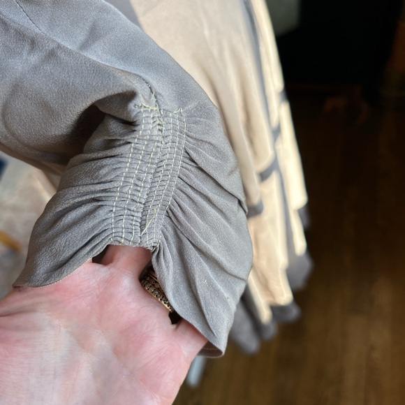 Vintage Taupe Long Sleeve Dress - Picture 7 of 8